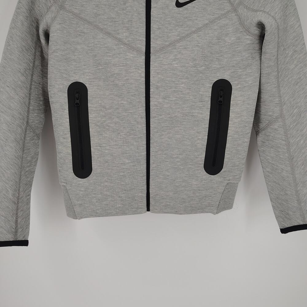 Nike Tech Fleece Full Zip Hoodie Gray Black NWT Size Small - Picture 8 of 11